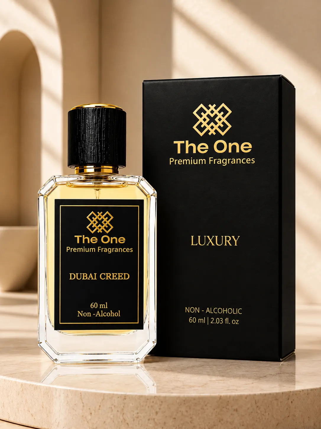 Dubai Creed 60ml non-alcoholic parfum — Unisex — with its gift box